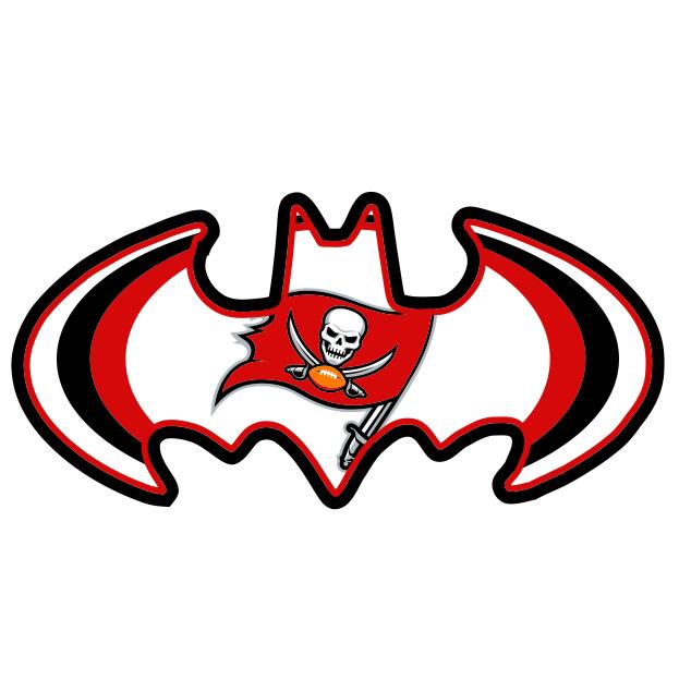 Tampa Bay Buccaneers Batman Logo iron on transfers